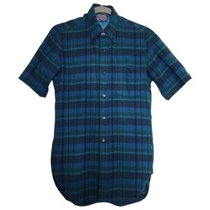 VTG 80's Pendleton Fireside Wool Shirt SS - Mens Small